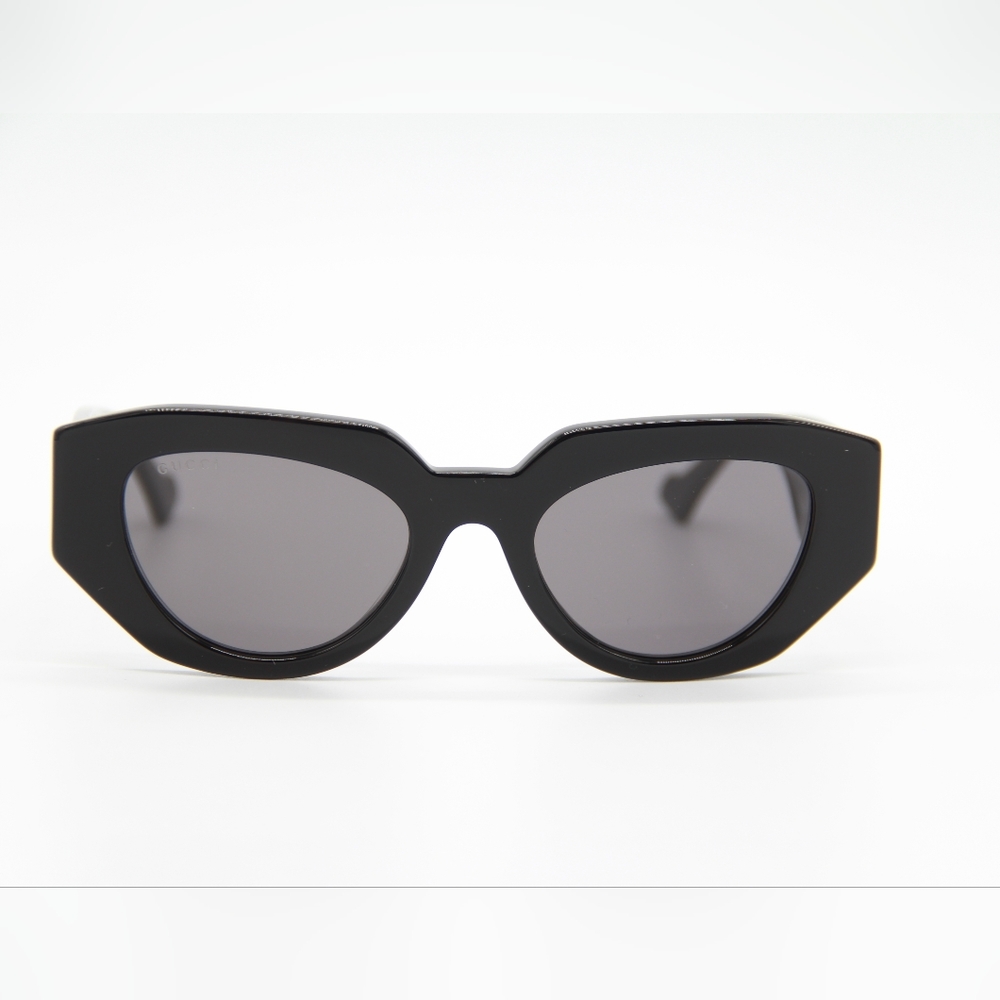 NEW GUCCI GG1421S 001 WOMEN BLACK SUNGLASSES GUCCI - Picture 4 of 15